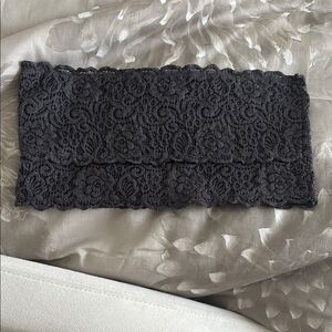 Vici Lace Bandeau style name is Clara charcoal lace bandeau by wishlist size m L